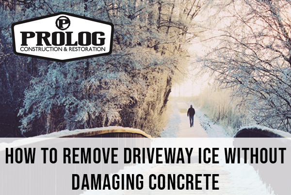 How to remove driveway ice without damaging concrete?